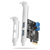 AXAGON řadič do PCIe pro 2x USB Typ-A / 2x USB interní / USB 5Gbps / PCEU-232RS / SP & LP / čip Renesas PCEU-232RS