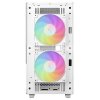 DEEPCOOL skříň CH360 Digital / mATX / 140mm +120 mm fan / USB 3.0 / USB-C /  mesh panel / prosklená bočnice / bílá R-CH360-WHAPE3D-G-1