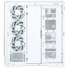 Zalman skříň P50 DS / Middle Tower / 4x120mm ARGB fan / 2x USB 3.0 / USB-C / panoramatická / bílá P50 DS White