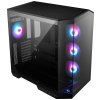 MSI skříň MAG PANO 100R PZ Black/ bez zdroje/ levé a přední sklo/ 4x 120 mm A-RGB fan/ 1x USB-C/ 1x USB3.2/ černá 306-7G26R21-HH9