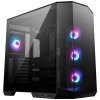 MSI skříň MAG PANO 100R PZ Black/ bez zdroje/ levé a přední sklo/ 4x 120 mm A-RGB fan/ 1x USB-C/ 1x USB3.2/ černá 306-7G26R21-HH9