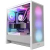 NZXT skříň H5 Flow RGB edition / 1x360 mm RGB core fan / 1x120mm / USB 3.0 / USB-C 3.1 / průhledná bočnice / mesh /bílá CC-H52FW-R1