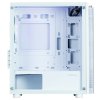 Zalman skříň T4 Plus / miniT / 1x120mm fan ARGB / USB 2.0 / USB 3.0 / tvrzené sklo / bílá T4 Plus white