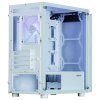 Zalman skříň T4 Plus / miniT / 1x120mm fan ARGB / USB 2.0 / USB 3.0 / tvrzené sklo / bílá T4 Plus white
