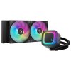 DEEPCOOL vodní chladič LE240 V2 / 2x120 PWM ARGB fan / displej / černý R-LE240-BKAMMC-G-2