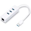 TP-Link UE330 - USB 3.0 3-portový hub & gigabitový ethernet adaptér 2 in 1 USB adaptér UE330