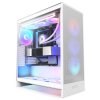 NZXT skříň H7 Flow RGB edition / ATX / 1x 360mm RGB Fan/ USB-C / 2x USB / proskl. bočnice / mesh panel / RGB / bílá CM-H72FW-R1