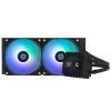 Zalman vodní chladič ALPHA2 A24 Black / 2 x 120 mm / PWM / ARGB  / černý ALPHA2 A24 Black