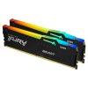 KINGSTON FURY Beast Black RGB 16GB DDR5 5600MT/s / CL40 / DIMM / Kit 2x 8GB KF556C40BBAK2-16