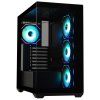 BitFenix skříň CETO Cube / 4x 120mm ARGB fan / 2x USB 3.0 / USB-C / tvrzené sklo / černá BFC-CET-300-KKGSK-4A