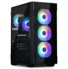 Zalman skříň I3 Neo / middle tower / ATX / 4x120 ARGB fan / 2xUSB 3.0 / 1xUSB 2.0 / skl. přední panel i bočnice / černá i3 NEO TG Black