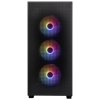 BitFenix skříň Flow FRGB/ ATX / 4x 120mm FRGB fan / 2x USB 3.0 / tvrzené sklo / černá BFC-FLO-300-KKGSK-4F