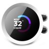 NZXT vodní chladič Kraken 240 RGB / 2x120mm fan / 4-pin PWM / LCD disp. / 6 let / bílý RL-KR240-W1