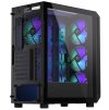 Endorfy skříň Arx 500 ARGB / ATX / 4 x 140 ARGB fan (až 7 fans) / 2xUSB-A / USB-C / tvrzené sklo  / mesh panel /  černá EY2A011