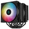 DEEPCOOL chladič AG620 BK ARGB / 2x 120mm fan / 6x heatpipes / PWM / pro Intel i AMD / černý R-AG620-BKANMN-G-2
