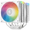 DEEPCOOL chladič AG620 WH ARGB V2 / 2x 120mm fan / 6x heatpipes / PWM / pro Intel i AMD / bílý R-AG620-WHAMMN-GJD