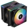 DEEPCOOL chladič AG620 BK ARGB V2 / 2x 120mm fan / 6x heatpipes / PWM / pro Intel i AMD / černý R-AG620-BKAMMN-GJD