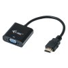 i-tec HDMI na D-SUB (VGA) kabelový adaptér/ 1920×1080/ černý HDMI2VGAADA