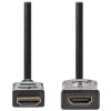 NEDIS prodlužovací High Speed HDMI 1.4 kabel s ethernetem/ 4K@60Hz/ zlacené konektory HDMI-HDMI/ černý/ bulk/ 1m CVGL34096BK10