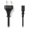 NEDIS napájecí kabel 230V pro adaptéry/ přípojný/ Euro zástrčka/ konektor IEC-320-C7/ dvoulinka/ černý/ bulk/ 3m CEGL11040BK30