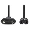 NEDIS napájecí kabel 230V pro adaptéry/ přípojný/ Euro zástrčka/ konektor IEC-320-C7/ dvoulinka/ černý/ bulk/ 3m CEGL11040BK30