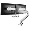 Neomounts Select  NM-D775DXSILVER / Flat Screen Desk mount (10-32") desk clamp/grommet / Silver NM-D775DXSILVER