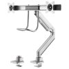 Neomounts Select  NM-D775DXSILVER / Flat Screen Desk mount (10-32") desk clamp/grommet / Silver NM-D775DXSILVER