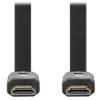 NEDIS High Speed HDMI 2.0 kabel s ethernetem/ 4K@30Hz/ zlacené konektory HDMI-HDMI/ plochý/ černý/ bulk/ 2m CVGL34100BK20