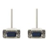 NEDIS kabel VGA (D-SUB)/ zástrčka VGA - zástrčka VGA/ slonovinová/ 2m CCGP59001IV20