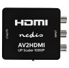 NEDIS převodník smíšeného videa na HDMI/ 3x RCA/ černý VCON3456AT