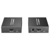 XtendLan CAT6 HDMI extender, vysílač+přijímač, 40m 4k/2k/1080p po jednom CAT6 kabelu, POC, přenos IR a USB (KVM) EHDMI11EIRU4K-TR40