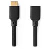 NEDIS prodlužovací Ultra High Speed HDMI 2.1 kabel s ethernetem/ 8K@60Hz/ zlacené konektory HDMI-HDMI/ černý/ BOX/ 1m CVGB35090BK10