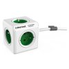 Cubenest Powercube Extended, 5× zásuvka, 1,5 m,  bílá/zelená, dětská pojistka, uzemnění, dok, max. 10A/250V~2500W PC320GN