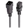 PremiumCord Kabel síťový prodlužovací  230V 16A 3m, konektory IEC 320 C19 - IEC 320 C20 kpsa