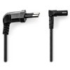 NEDIS napájecí kabel pro adaptéry/ Euro zástrčka - konektor IEC-320-C1/ úhlový-úhlový/ dvoulinka/ černý/ bulk/ 2m CEGL11075BK20
