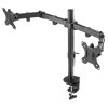 Neomounts FPMA-D550DBLACK/Držák displeje/na stůl/10-32"/svorka/VESA 100X100/nosn. 2x 8kg/2 displeje/černý FPMA-D550DBLACK
