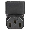 NEDIS napájecí adaptér z IEC-320-C14 na IEC-320-C13/ úhlový 90°/ černý CEGB1190BK