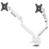 Neomounts DS70-250WH2 Neomounts NEXT Slim Desk Mount, double display (topfix clamp/grommet), white DS70-250WH2