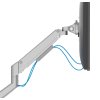 Neomounts DS70-250SL2 Neomounts NEXT Slim Desk Mount, double display (topfix clamp/grommet), silver DS70-250SL2