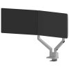 Neomounts DS70-250SL2 Neomounts NEXT Slim Desk Mount, double display (topfix clamp/grommet), silver DS70-250SL2