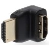 NEDIS adaptér HDMI/ konektor HDMI – zásuvka HDMI/ úhlový 270°/ černý/ box CVGB34902BK