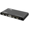 PremiumCord HDMI 2.0 splitter 1-4 porty, 4K x 2K/60Hz, FULL HD, 3D, černý khsplit4f