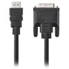 NEDIS kabel HDMI/ konektor HDMI zástrčka - 24 + 1-pinová zástrčka DVI-D/ černý/ blistr/ 3m CCGB34800BK30