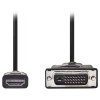 NEDIS kabel HDMI/ konektor HDMI zástrčka - 24 + 1-pinová zástrčka DVI-D/ černý/ blistr/ 3m CCGB34800BK30