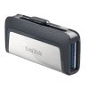 SanDisk Ultra Dual USB-C Drive 32GB / USB 3.0 Typ-C /  USB 3.0 Typ-A / stříbrný SDDDC2-032G-G46
