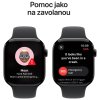 Apple Watch Series 10 GPS 46mm Klavírně černý hliník s černým sportovním řemínkem - S/M mwwp3qc/a