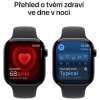 Apple Watch Series 10 GPS 46mm Klavírně černý hliník s černým sportovním řemínkem - S/M mwwp3qc/a