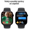Apple Watch Series 10 GPS 46mm Klavírně černý hliník s černým sportovním řemínkem - S/M mwwp3qc/a