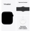 Apple Watch Series 10 GPS 46mm Klavírně černý hliník s černým sportovním řemínkem - S/M mwwp3qc/a