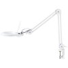 NEDIS zvětšovací stolní LED lampa/ čočka 3 dioptrie/ spotřeba 9 W/ teplota 6500 K/ světelný tok 720 lm/ bílá MAGLE2WT